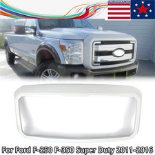 For Ford F250 Super Duty 2011-2016 Grille Shell Frame Trim Bezel Oxford White