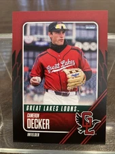 2025 Choice Cameron Decker RC Base Great Lakes Loons Team Card Dodgers