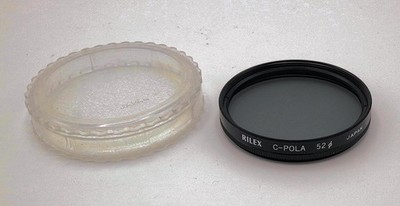 Rilex 52mm Circular Polarizar Filter w/case 4 CANON SONY NIKON etc JAPAN NICE!