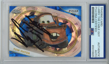 2025 TOPPS CHROME SAPPHIRE DISNEY MATER SIGNED LARRY THE CABLE GUY PSA DNA COA
