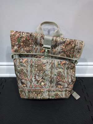 Sakroots Womens Roll Top Backpack OWL Laptop Bag