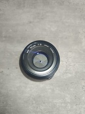 Minolta MD 50mm 1:2 f/2 Manual Focus Lens - Clean  Working