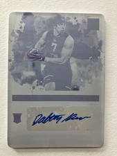 2020 Panini Impeccable Dalton Keene Printing Plate Auto 1/1 #165 Virginia Tech