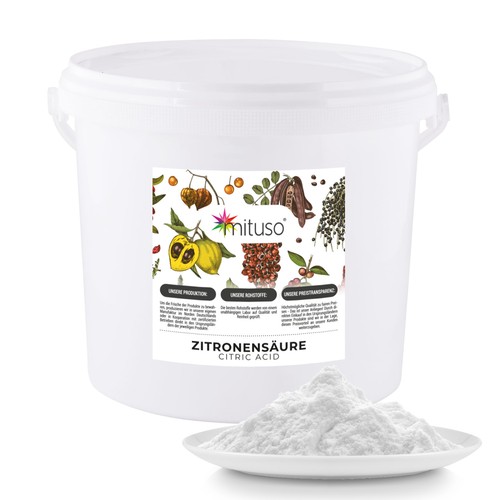 Produktbild von Zitronensäure 500 G Monohydrat – Pulver Zum Entkalken, Lebensmittelqualität E330