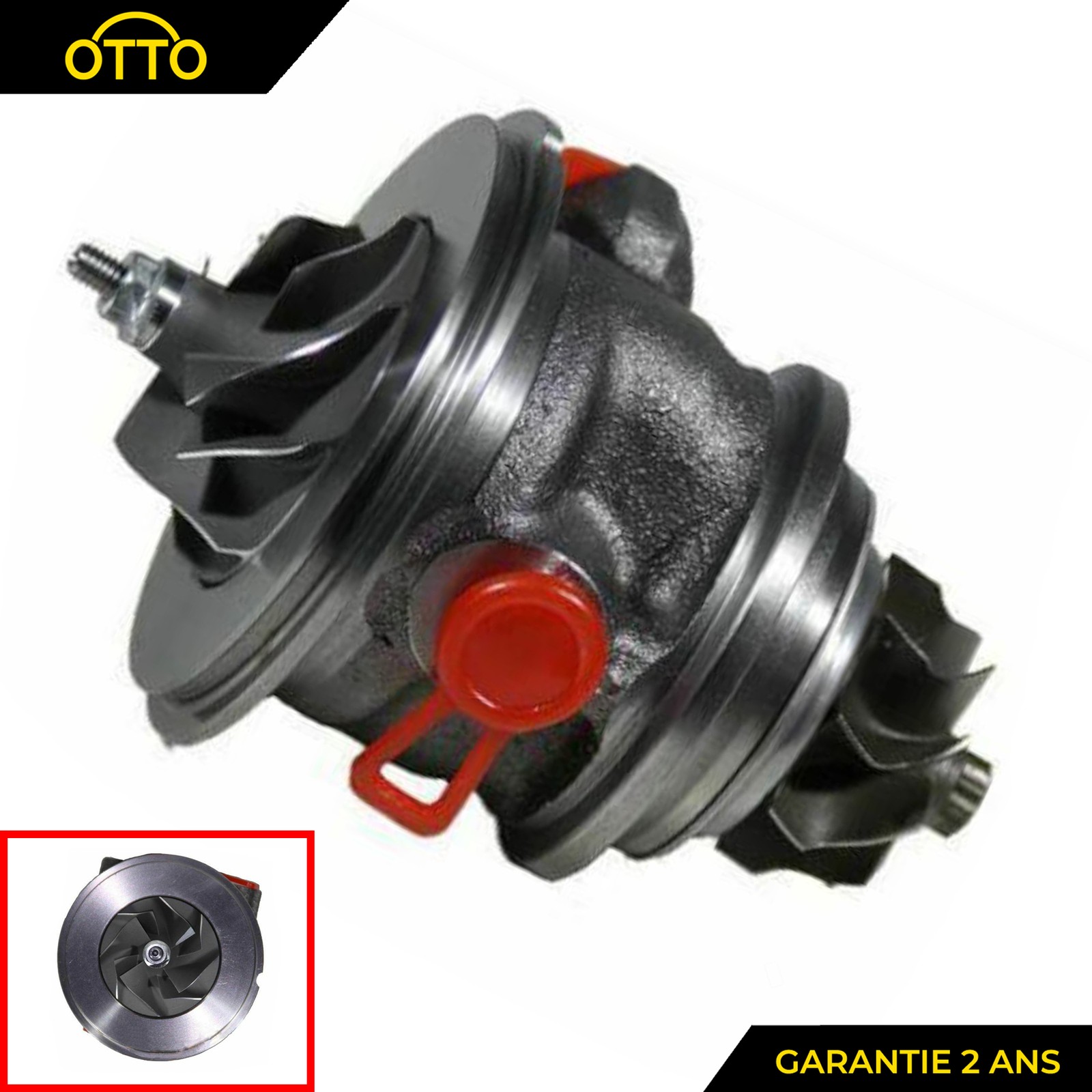 CHRA turbo 1611139180 en acier forgé haute résistance pour Citroën C4 et DS3