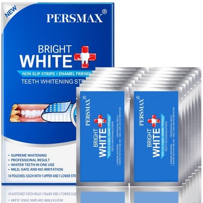 PERSMAX Teeth Whitening Strips   Professional Dentist Approved, Gum-Safe Form...