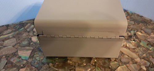 Vintage grau Metall 3x5 Karteikarten Kartei Box - Bild 4 von 7