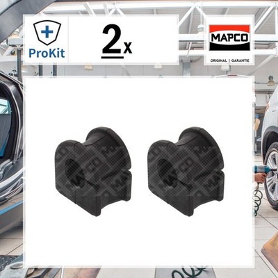 2x Mapco 37614 Lagerung, Stabilisator, Anti roll bar bushes Vorne, Links, Rechts