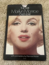 1974 Marilyn Monroe Original Complete Calendar w Sleeve Norman Mailer Hollywood
