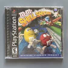 M&M's Shell Shocked PlayStation PS1 Game with UPC Punched Sealed