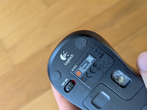 Logi Logitech M185 Wireless Unifying Mouse 810-003505 M-R0038 - Photo 4/4