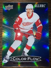 2024-25 Upper Deck Allure - Color Flow Moritz Seider #CFL-38 Green Blue