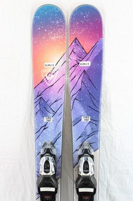 22-23 Rossignol Black Ops 92 DAWN Used Womens Ski w/Binding 136cm #974616