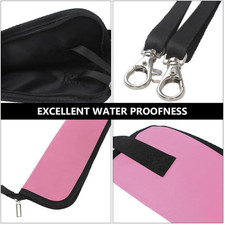 Drum Stick Bag Oxford Cloth Drumstick Holder Handle Storage Pouch Beginners Pink