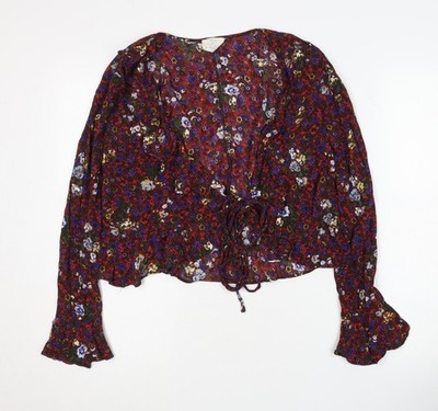 Pins and Needles Bluse Damen XS Mehrfarbig Blumen