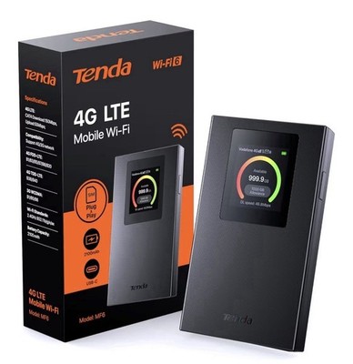 Tenda MF6 4G SIM Router, WiFi 6 AX300Mbps, Portable MiFi 4G LTE, 2100mAh