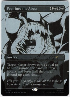 Peer into the Abyss () (Rainbow Foil) Foil R Secret Lair Drop Series 2021 NM
