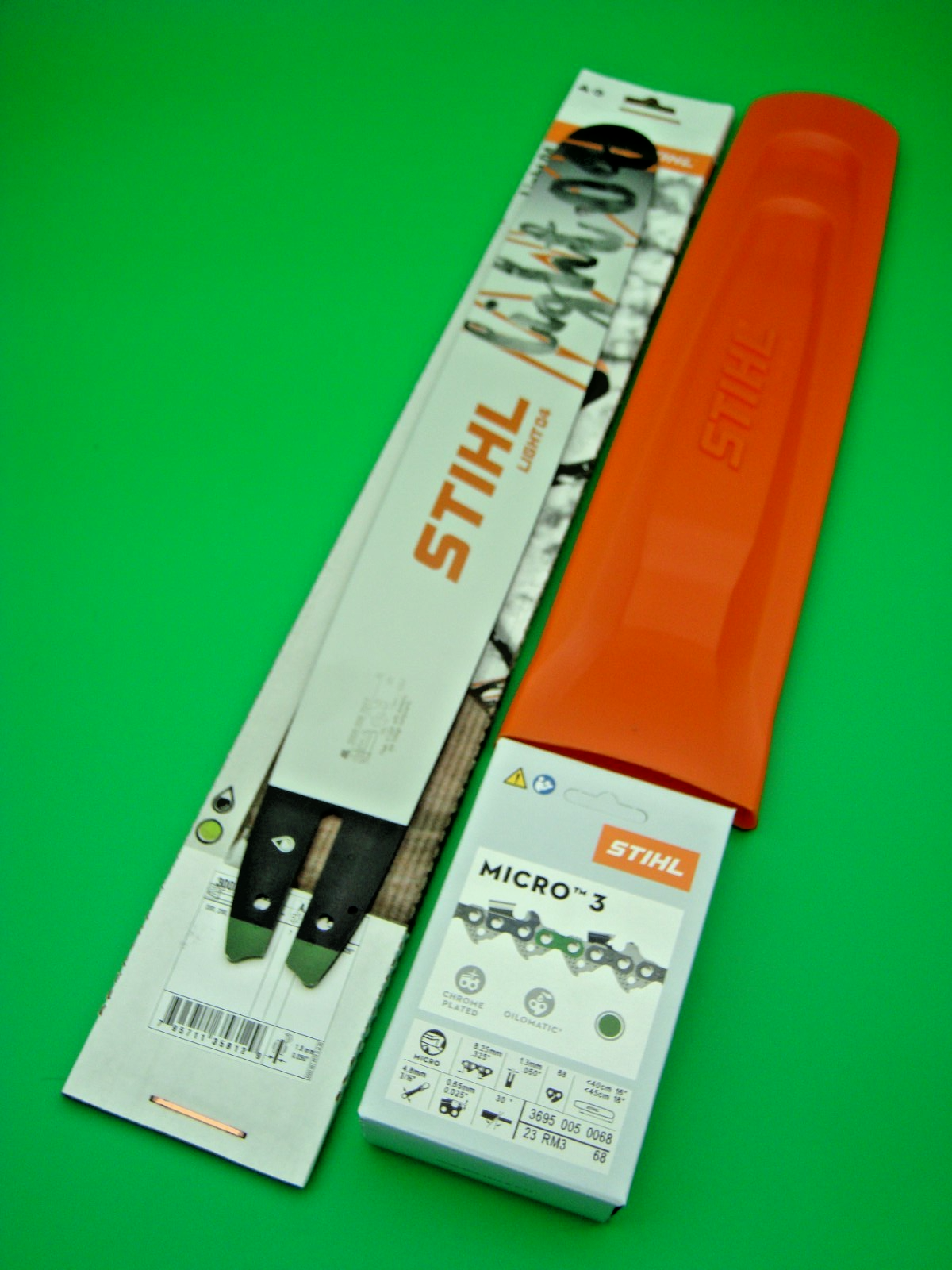 STIHL MS200 MS230 MS241 MS250 MS251 CHAINSAW 18" LIGHT BAR & CHAIN ...