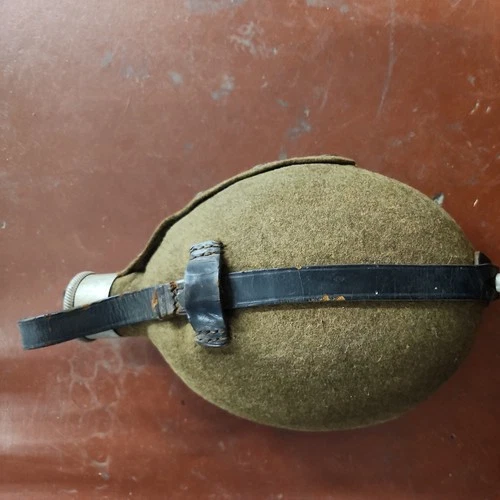 WWII German Military Canteen Flask Marked FRI 40 Early World War 2 Antique Vtg