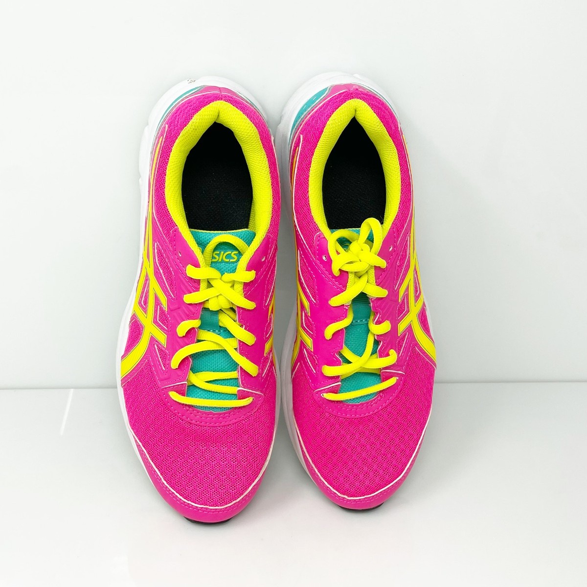 Asics Girls Jolt 3 1014A203 Pink Running Shoes Sneakers Size