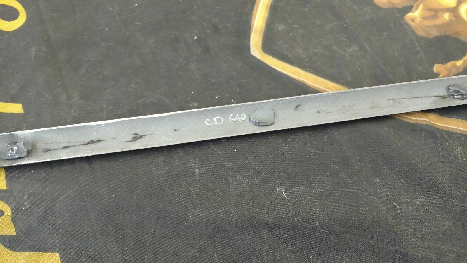 LAMBORGHINI GALLARDO LP560 PASSENGER SIDE DOOR SCUFF PLATE OEM 400853492