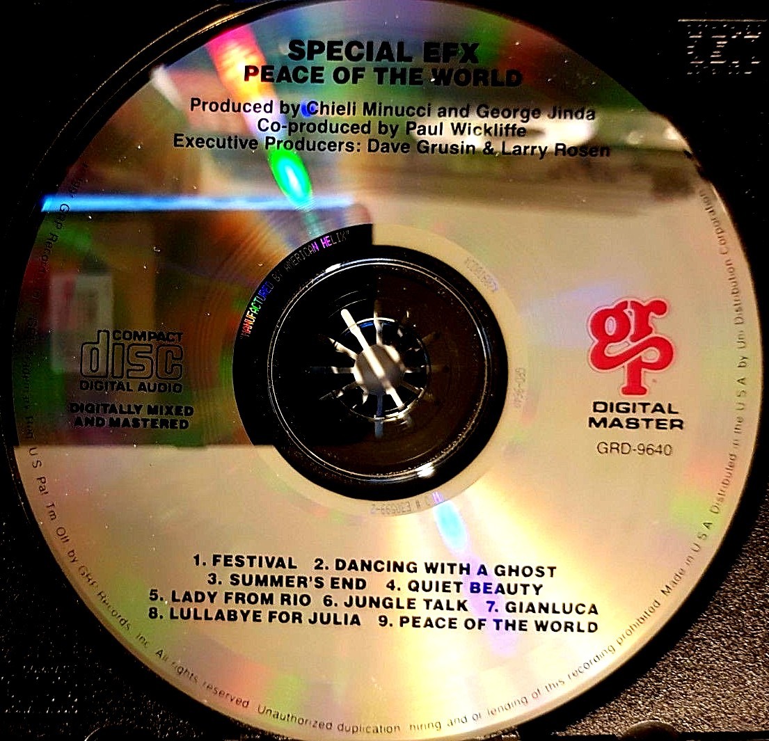 Special EFX - Peace Of The World 1991 (Audio CD) George Jinda