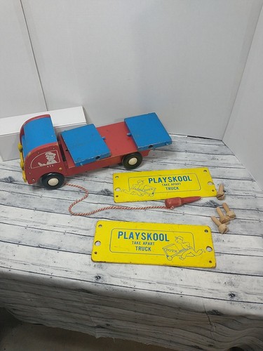 Playskool 1960's Take Apart Truck Vintage - Picture 7 of 13