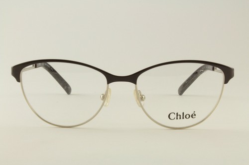 Authentic Chloe Glasses 2121 713 Violet Brown/Pale Gold 52mm Eyeglasses RX - Picture 2 of 7