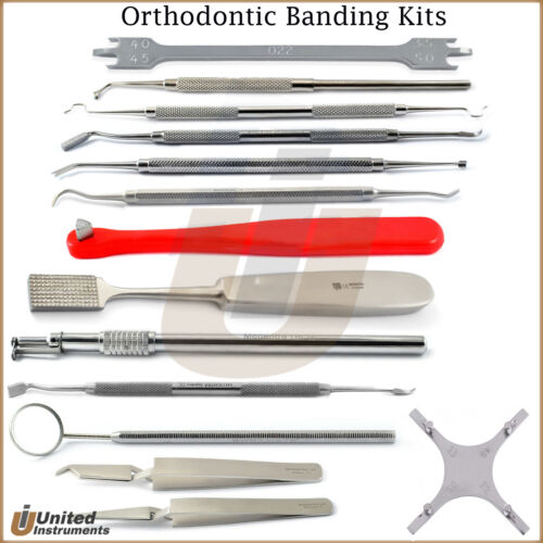 Kits de herramientas de ortodoncia banda separadora empujador asiento soporte calibre pinza - Imagen 13 de 19