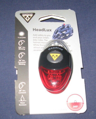 Topeak Headlux Bicycle LED Helmet Head&Tail Light