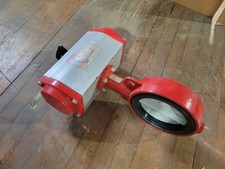Bray 92-1190-11300-532 Double Acting Pneumatically Actuated Butterfly Valve 6"