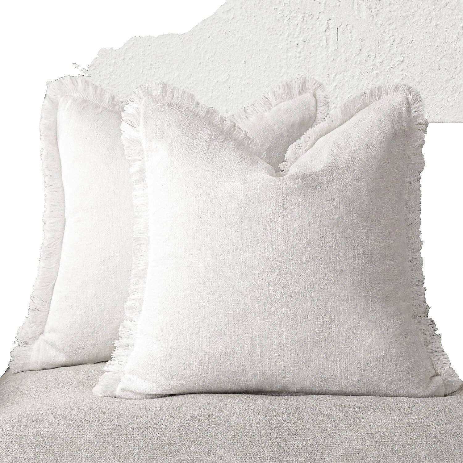 White Decorative Bed Pillow Bedding