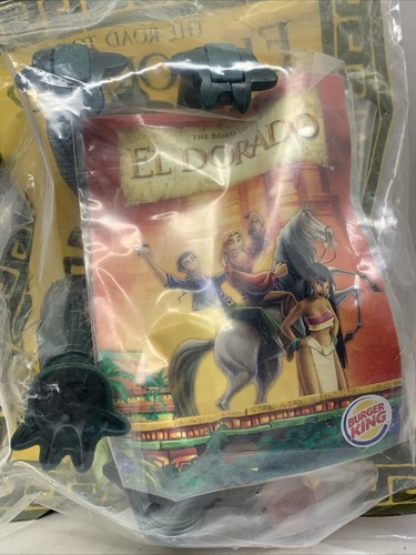 Burger King The Road To El Dorado Tzekel Kan 2000 con juguete Jaguar #3 - Imagen 2 de 3