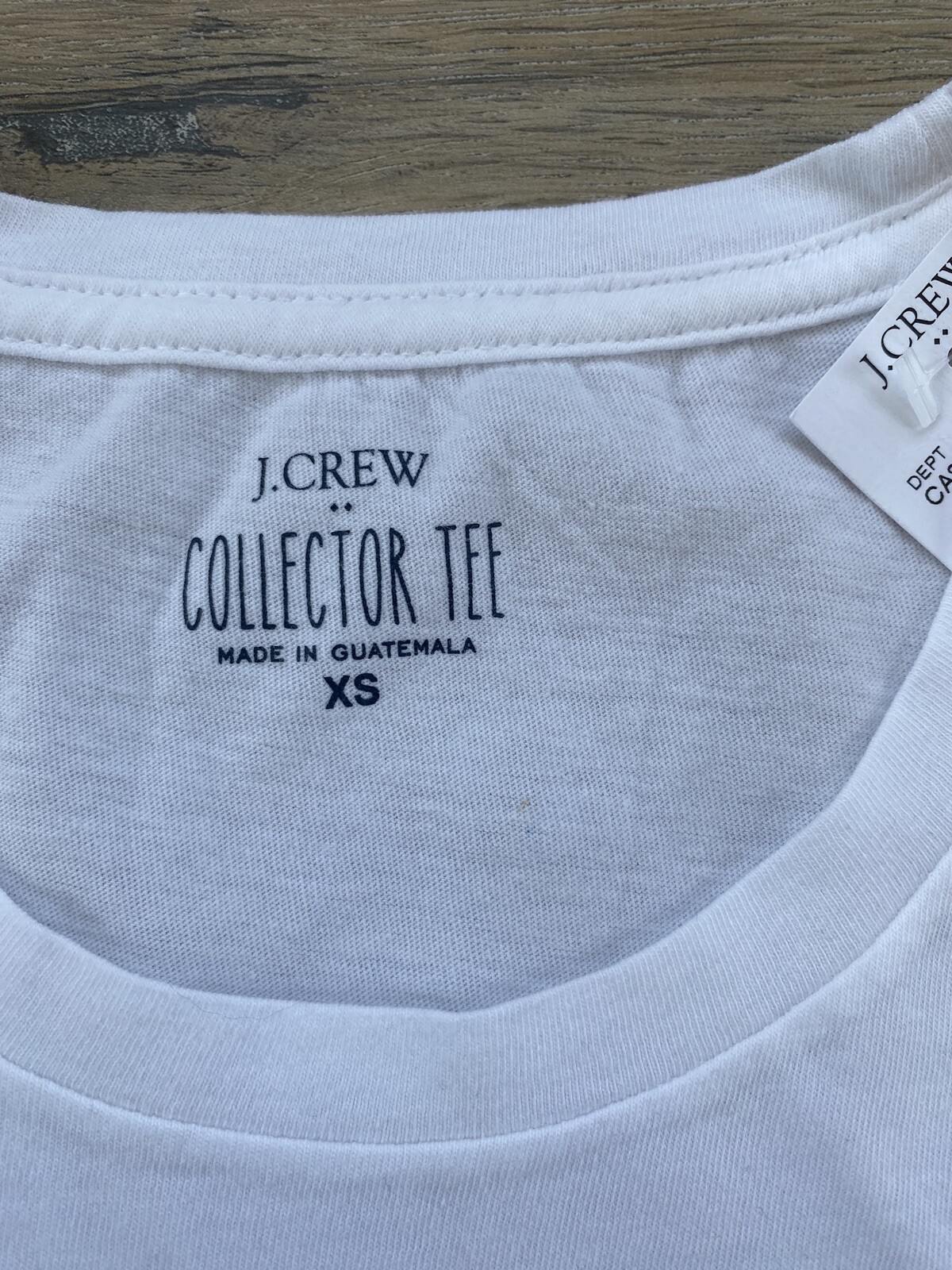 J. Crew Factory Women's "Map of France" Collector's T Shirt White