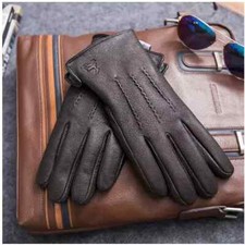 Autofahrer Handschuhe Ziegenleder Lederhandsc...