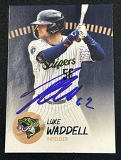 2023 Luke Waddell Signed Rookie Card Gwinnett Stripers Braves Choice Autographed