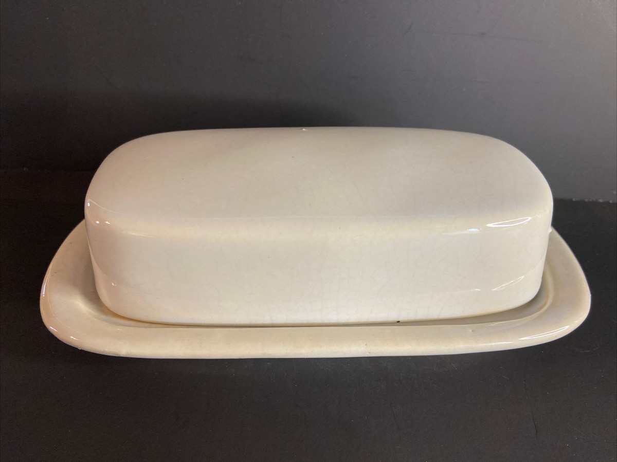 Vintage McCoy Covered Butter Dish #7013 U.S.A. Stoneware | eBay