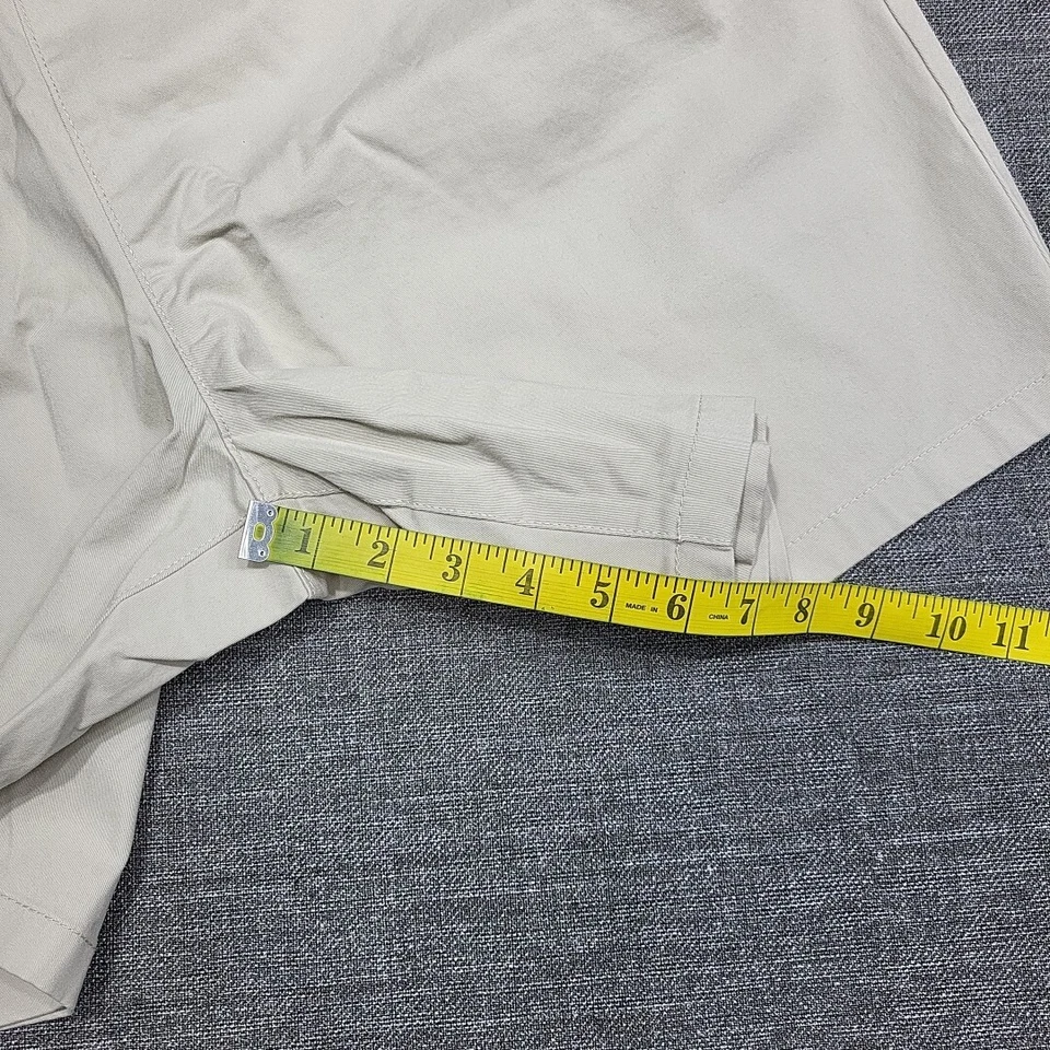 Denim Co EasyWear Sarga Moda Pull On Corto Pequeño X-Grande Talla Beige con Bolsillos Foto 4 de 4