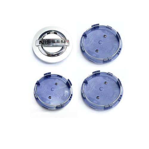 For Nissan Armada Titan Truck silver center cap caps wheel Factory set 4 3.25" - Picture 3 of 4