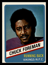 1976 Wonder Bread Chuck Foreman  #2 Minnesota Vikings EX