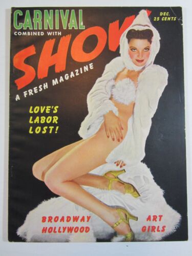 Carnival Combined with Show Magazine, Dec. 1941 v. 2 #5 FN Nita Louise Cover!