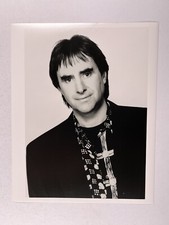 Chris De Burgh Photo Original Noir et Blanc Press Promotion Environ Late 1980s