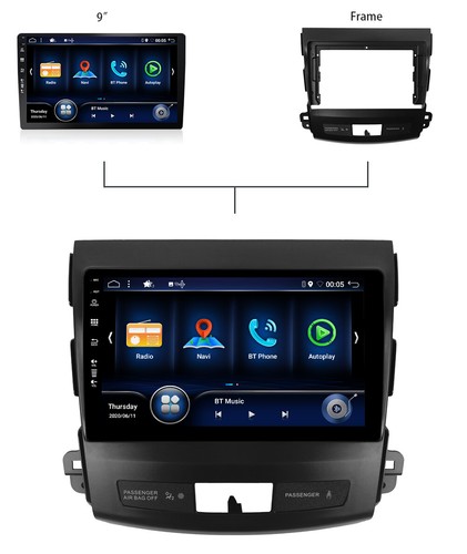 6GB+128GB For Mitsubishi Outlander 05-11 Android14 Car Radio Stereo GPS Carplay - Picture 17 of 19