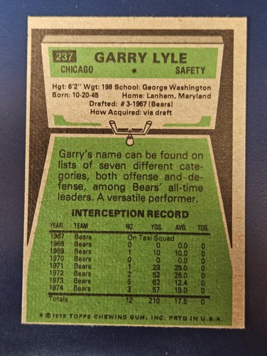 1975 Topps Football Cards Complete Your Set You Pick Choose Each #157 - 325 - Picture 127 of 249