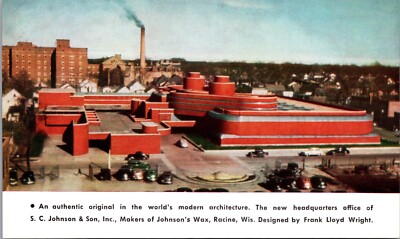 The New Headquarters Of S.C. Johnson & Son, Inc., Racine, Wisconsin Postcard
