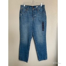J Crew Factory Tall High Rise Straight Cropped Jeans Premium Ed Size 29 Tall
