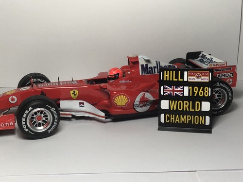 Pitboard 1:43/1:18 (Pizarra F1) / Graham Hill (Lotus) Campione del mondo 1968 - Imagen 10 de 10