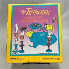Vintage 1989 Starwares THE JETSONS Childrens Dinnerware Playset Hanna Barbera