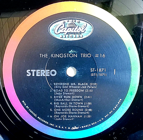 THE KINGSTON TRIO - No.16 - Vinyl LP 1963 Capitol Records ST-1871 Folk - Picture 4 of 8