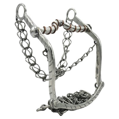 5 3/8'' Freno Charro Acero Cobre Copper Horse Bit